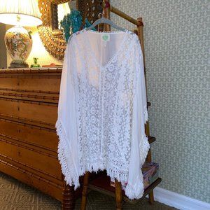 Z & L Beach Coverup in White